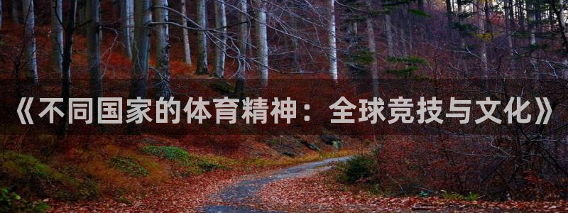 k1体育平台3915：《不同国家的体育精神：全球竞技与文化》