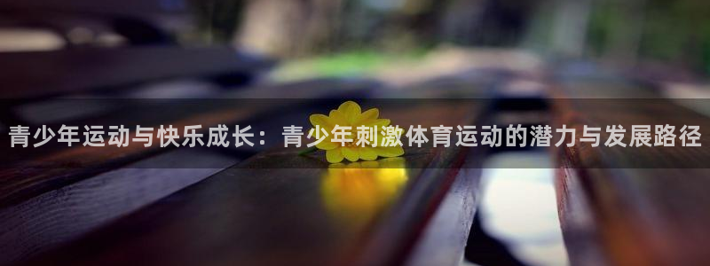 k1体育棋牌网址：青少年运动与快乐成长：青少年刺激体育运动的潜力与发展路径